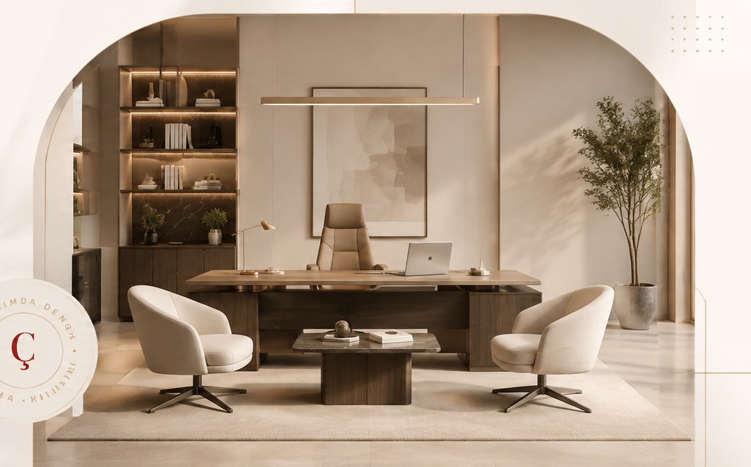 Modern executive office design concept
