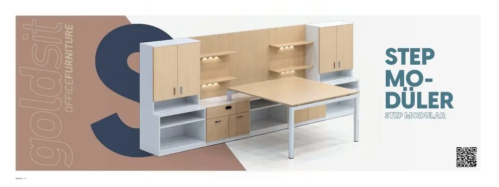 STEP MODULAR Arbeitsplatzmöbel-Serie — Goldsit